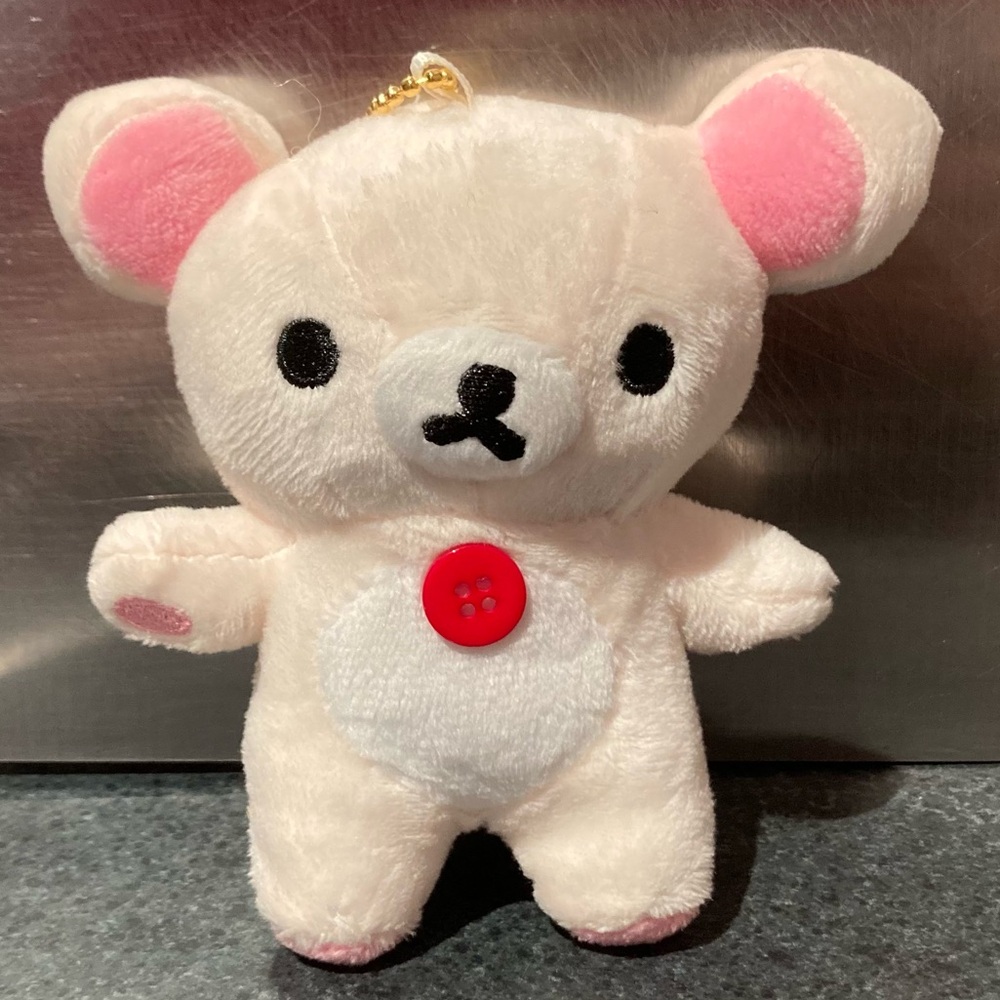 🧸 NWOT 11.5cm San-X Rilakkuma Korilakkuma Bear Dress Up Plush Doll Stuff Toy